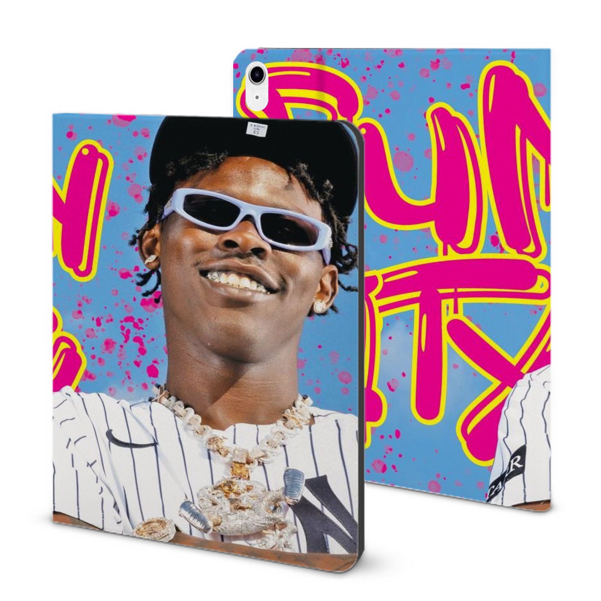 Jazz Chisholm Jr. 66 IPad Case Without Pencil Slot – Book-Style Cover With PU Leather & TPU – Slim, Durable, Scratch-Resistant, Full Protection & Easy Access